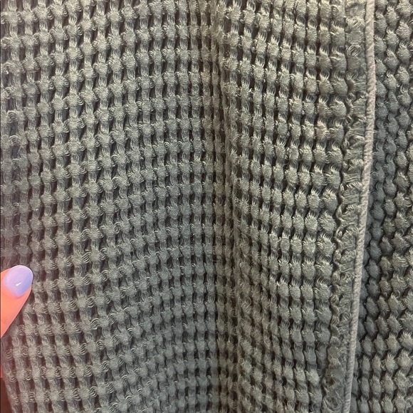 Brooklinen Dream Weave Waffle Bath Robe Botanical Green Sz XS - Picture 2 of 6